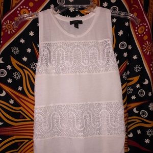 J. Crew Sleevless White Top